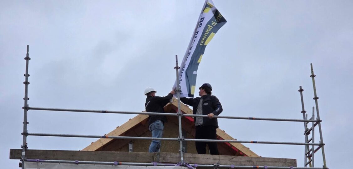Hoogste punt project Blommeland Lienden bereikt!
